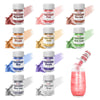 Cakestar Edible Glitter, 10 Colors Luster Dust Edible, Food Grade Shimmer Dust, Edible Glitter Powder for Drinks, Baking, Strawb