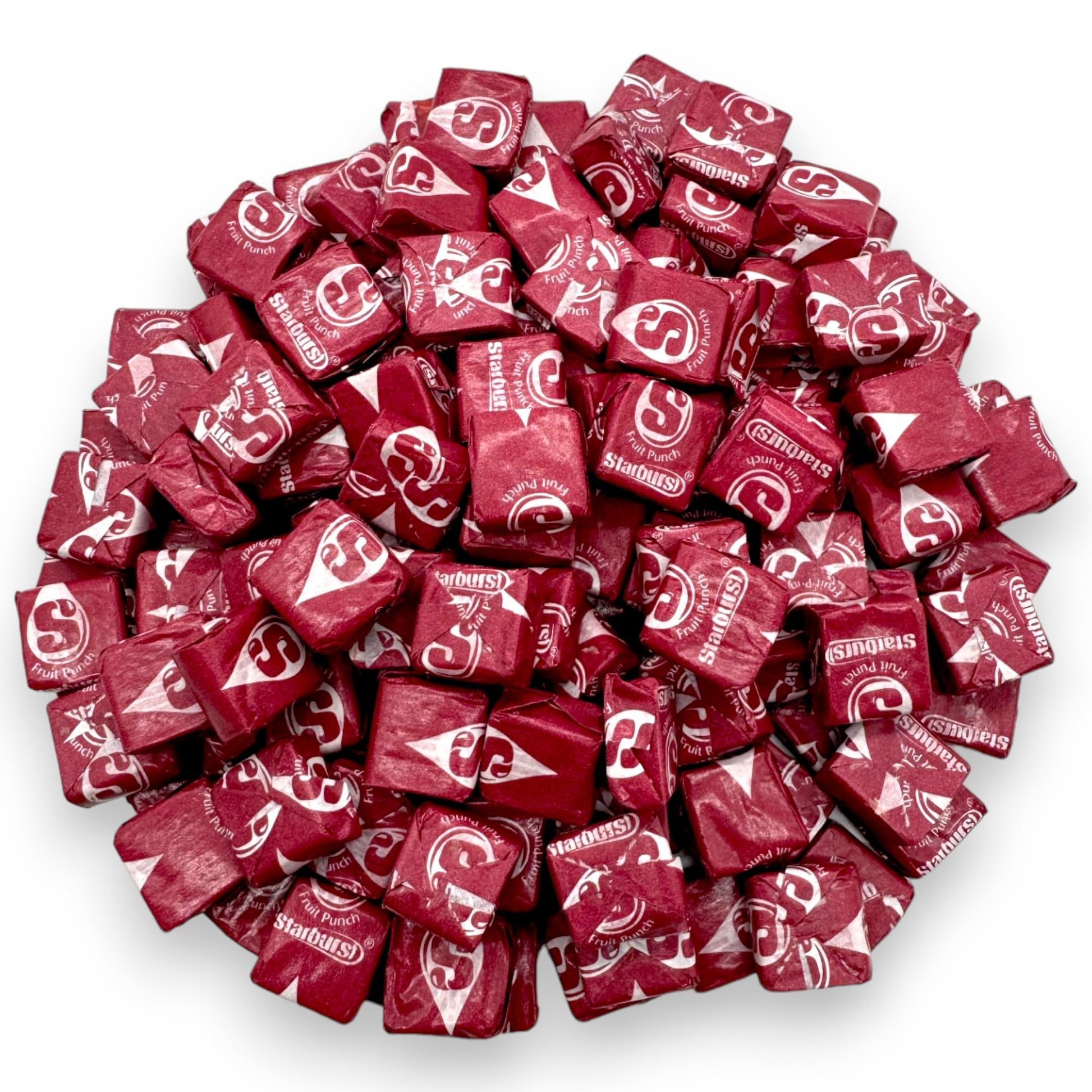 Juicy Fruit Punch Starburst - 1.5 Lbs Fruit Punch Flavor Starburst Individually Wrapped Chewy Candy In Bulk Bag - Ideal For Part