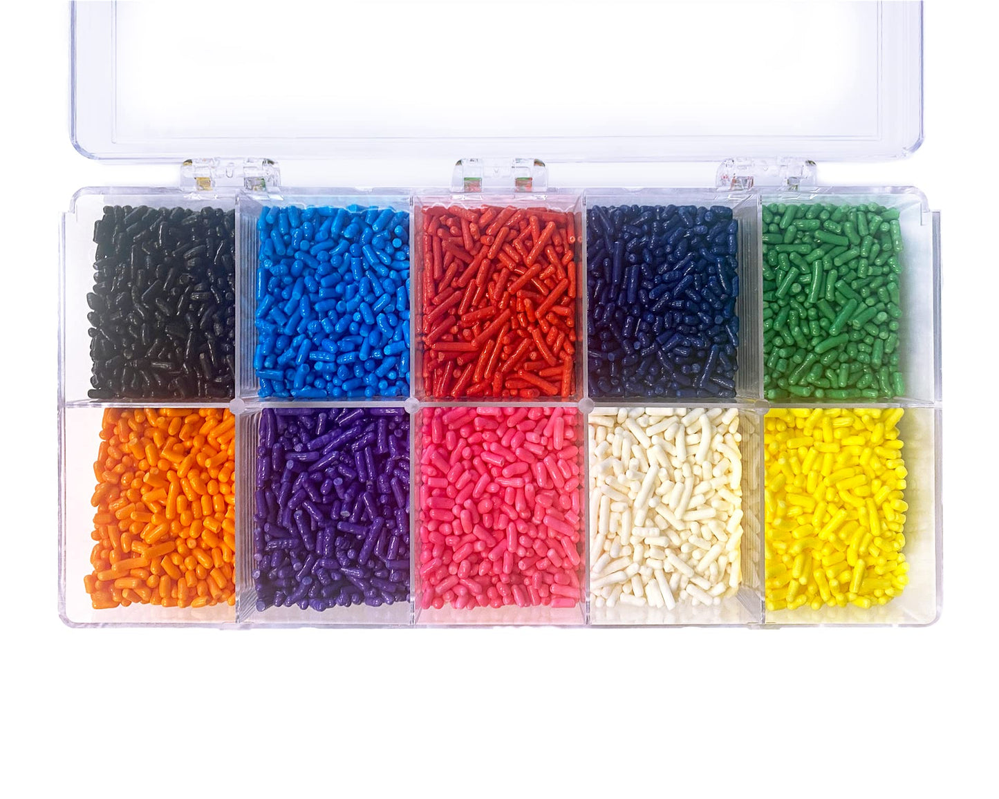 Mystic Sprinkles Solid Color Jimmy Sprinkles (Simply Solids Sprinkle Decorating Kit 6.3Oz)