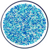 Sentovac Blue and White Nonpareils Sprinkles Edible 2mm Mini Peals Sprinkle for Cake Decorating Sugar Candy Cookie Cupcake Toppe