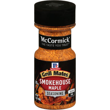 McCormick Grill Mates Smokehouse Maple Seasoning, 3.5 oz (Pack of 6)