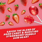 Colombina Bon Bon Bum Lollipops W/Bubble Gum Center, Strawberry Flavor, Individually Wrapped, Ideal For Party Favors And Gifts,