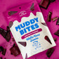 Muddy Bites Waffle Cone Snacks Bite Sized Filled Cone Bites For Snack Or Dessert, Milk & Double Fudge, Made With Cane Sugar, Kos