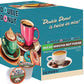 Double Donut Coffee Medium Roast Decaf Coffee Pods, Mocha Nut Fudge Flavored, For Keurig K-Cup Machines, 20 Single-Serve Capsules Per Box