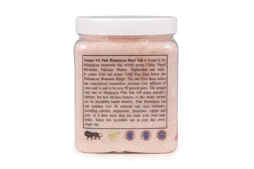 Nature Vit Himalayan Pink Salt Powder | Rock Salt | Himalayan Pink Salt Organic With 84 Trace Minerals | Pink Salt Himalayan 5Kg