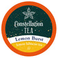 Constellation Tea Lemon Hibiscus Tea Pods Compatible with K Cup Brewers, 40 Count, Lemon Burst