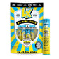 Lorissas Kitchen Beef Jerky Mini Sticks  enhanced Grass Fed & Finished  Original Smoke Show Flavor - 4g Protein  Stocking Stuffers  Free from Top 9 Allergens  Non-GMO  Gluten-Free  0.5 Oz (24 Count)