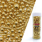 Super Gold Sprinkles Candy Mix Size Edible Pearls Cake Decorations Cupcake Toppers Cookie Decorating Perfect for Wedding Party V