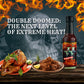 Hellfire Hot Sauce Double Doomed Rebooted- The Worlds Hottest Hot Sauce - Double Doomed Spiked With Double The Amount Of 6.66 Mi