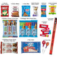 Foxy Fane Deluxe Snack Box - 150 Count Assortment of  ers, Cookies, Chips & Candy - 864 Cubic Inches