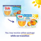 Dole Fruit Bowls No Sugar Added Snacks, Diced Peaches 4oz 24 Cups, Gluten & Dairy Free, Bulk Lunch Snacks for Kids & Adults