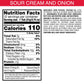 Pringles, Potato Crisps Chips, Sour Cream and Onion, Lunch Food, Snack Stacks, 8.8oz Tray (12 Count)