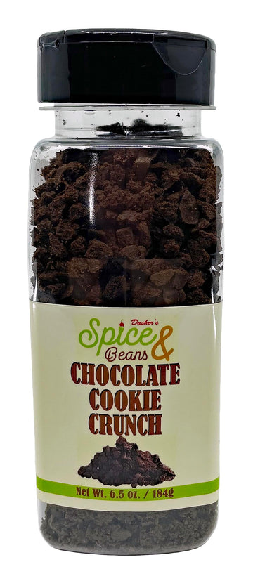 Chocolate Cookie Crunch Ice Cream Topping & Cake Decoration 6.5 oz, by Dashers Spice & Beans