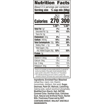 Betty Crocker Banana Nut Muffin Mix, Made With Walnuts, 6.4 oz. (Pack of 9)