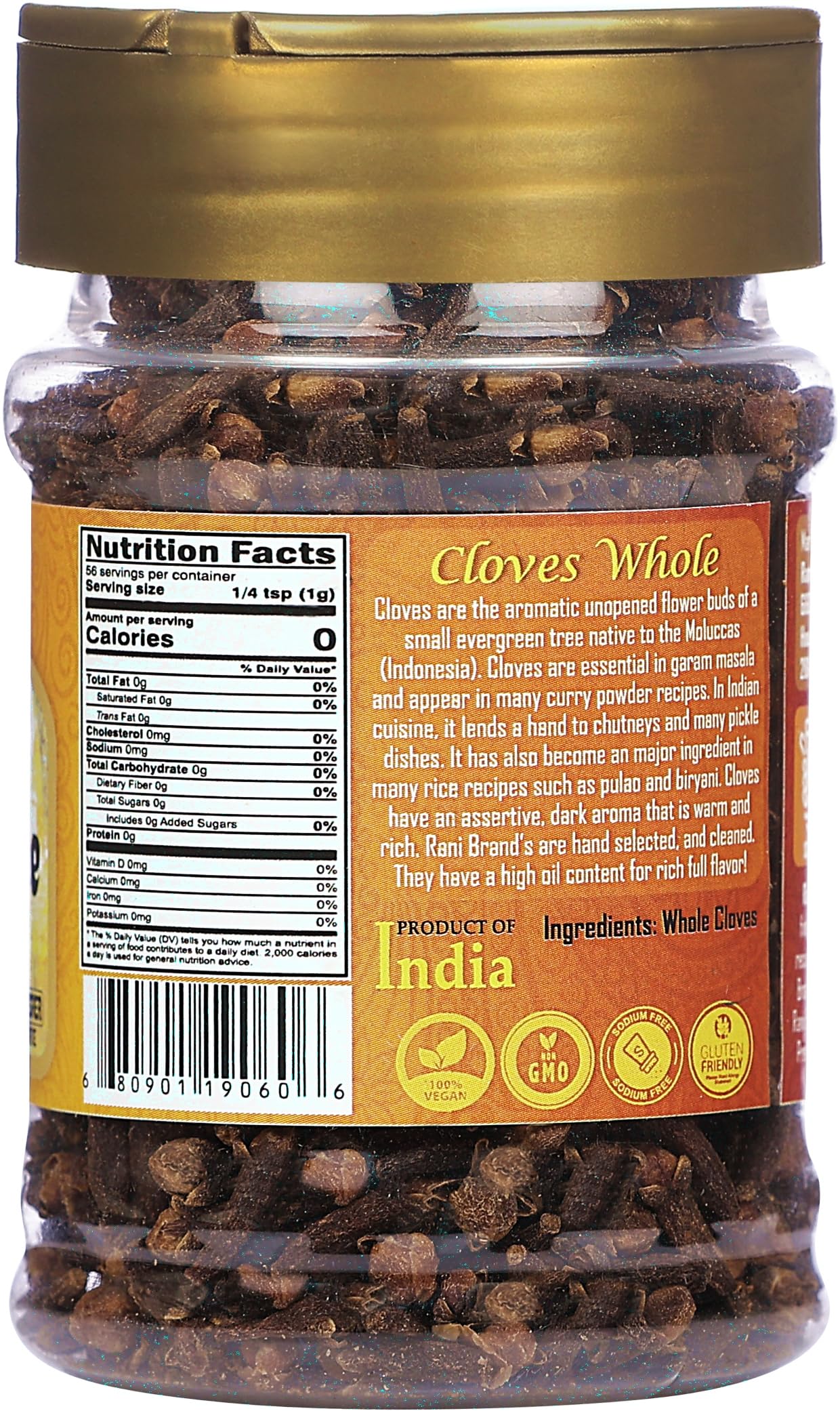 Rani Cloves Whole (Laung) 2oz - All Natural, Non-GMO, Vegan, Gluten Friendly, Hand Selected, Indian Origin