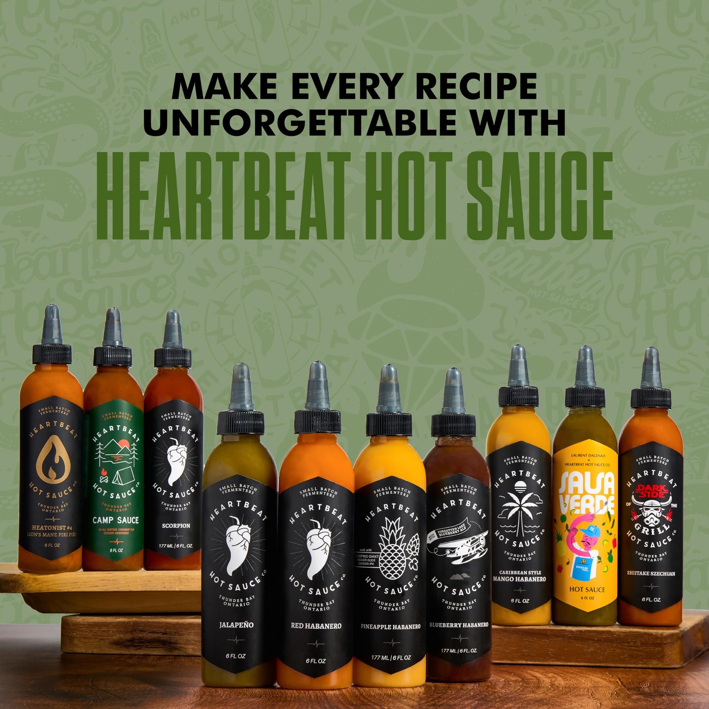 Heartbeat Hot Sauce Jalapeno - 5.99 Fl Oz Bottle - Pack of 1