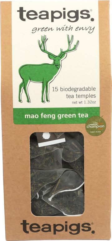 Teapigs, Tea Green Mao Feng, 15 Count