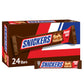 Snickers Milk Chocolate Candy Bars - Individually Wrapped Share Size Milk Chocolate Bars, 3.29 Oz, Pack Of 24 Bulk Box