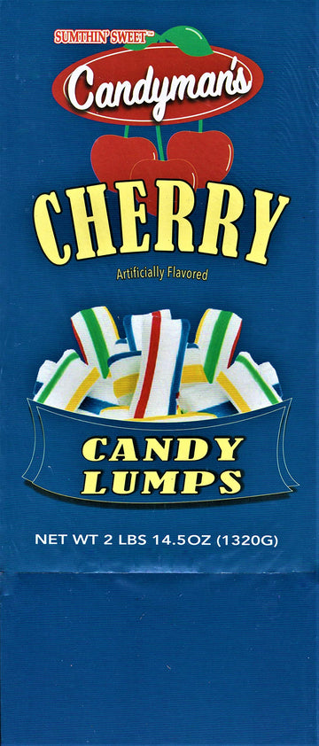 Candyman'S Individually Wrapped Hard Candy Cherry Lumps, 120 Display Box, 2 Lbs