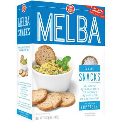 Old London, Melba Snacks, Sea Salt, 5.25 oz