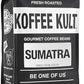 Koffee Kult Sumatra Coffee Beans Dark Roast - Indonesian Fresh Roasted Coffee Beans (Whole Bean, 32Oz)