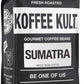 Koffee Kult Sumatra Coffee Beans Dark Roast - Indonesian Fresh Roasted Coffee Beans (Whole Bean, 32Oz)