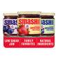 Smash Foods Jam, Variety 3-Pack Family Favorites | No Sugar Added, Naturally Sweet Jelly | Keto Friendly, Low Calorie, Low Carb