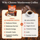 Fidus 16 in 1 Mushroom Coffee with 80 000mg Adaptogenic Mushrooms with Ashwagandha  Probiotic  Magnesium and Lions Mane Instant Mushroom Coffee for Focus  Energy  Immunity & Digestion  40 Servings