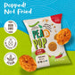 PEAKAPOP Veggie Chips - Plant-Based Popped Chips, Vegan & Gluten-Free, Chili Lime, 1 oz Bags (15-Pack)