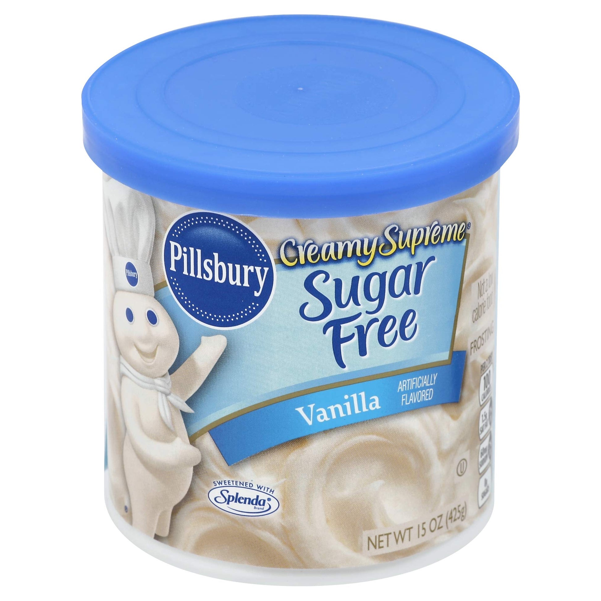 Pillsbury Creamy Supreme Sugar Free Vanilla Flavored Frosting  15-Ounce (Pack Of 8)
