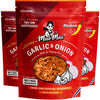 MaeMai Chili Crisp (MEDIUM HOT Spice) - Spicy Umami Onion & Garlic Flakes - All-Purpose Seasoning, Topper | Chili oil WITHOUT TH