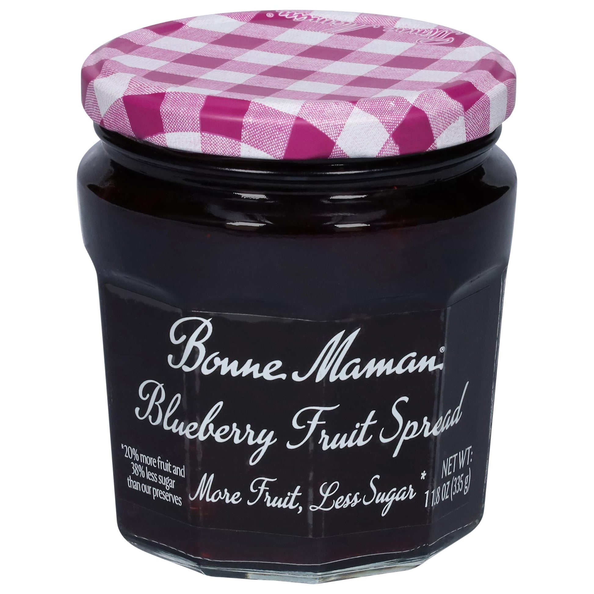 Bonne Maman More Fruit, Less Sugar Blueberry Fruit Spread, 11.8 OZ