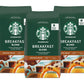 Starbucks Breakfast Blend Coffee, Whole Bean, 12 Ounce Bags, Pack of 3