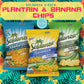 Seconde Nature Soldanza Plantain Chips Variety Pack - 3 Mix, 2.5 oz (Pack of 6) - International Snack
