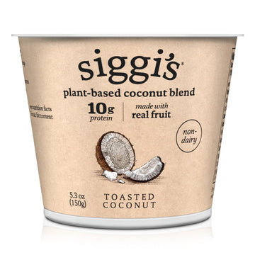 Siggis, Toasted Coconut Plant-Based Yogurt, 5.3 Ounce