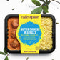 Caf   Spice Butter Chicken Meatballs with Saffron Rice, Indian Meal, 16 oz