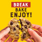 Nestle Toll House Chocolate Chip and Chocolate Chunk Cookie Dough with 100% Real Chocolate Chips - 12 Big Ready to Bake Chocolat