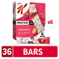 Special K Bar Protein Meal Bars, 12g of Protein, Good Source of Fiber, Strawberry (6 Boxes, 36 Bars)