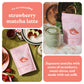 Chamberlain Coffee Strawberry Matcha Latte - Vegan Strawberry Matcha Latte With Oat Milk - Strawberry, Sweet, Citrus - Japanese