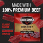 Jack Link's Beef Jerky Original, 0.625 oz (Pack of 20) - Flavorful Protein Snacks, 7g Protein, 100% Beef, Ready to Eat