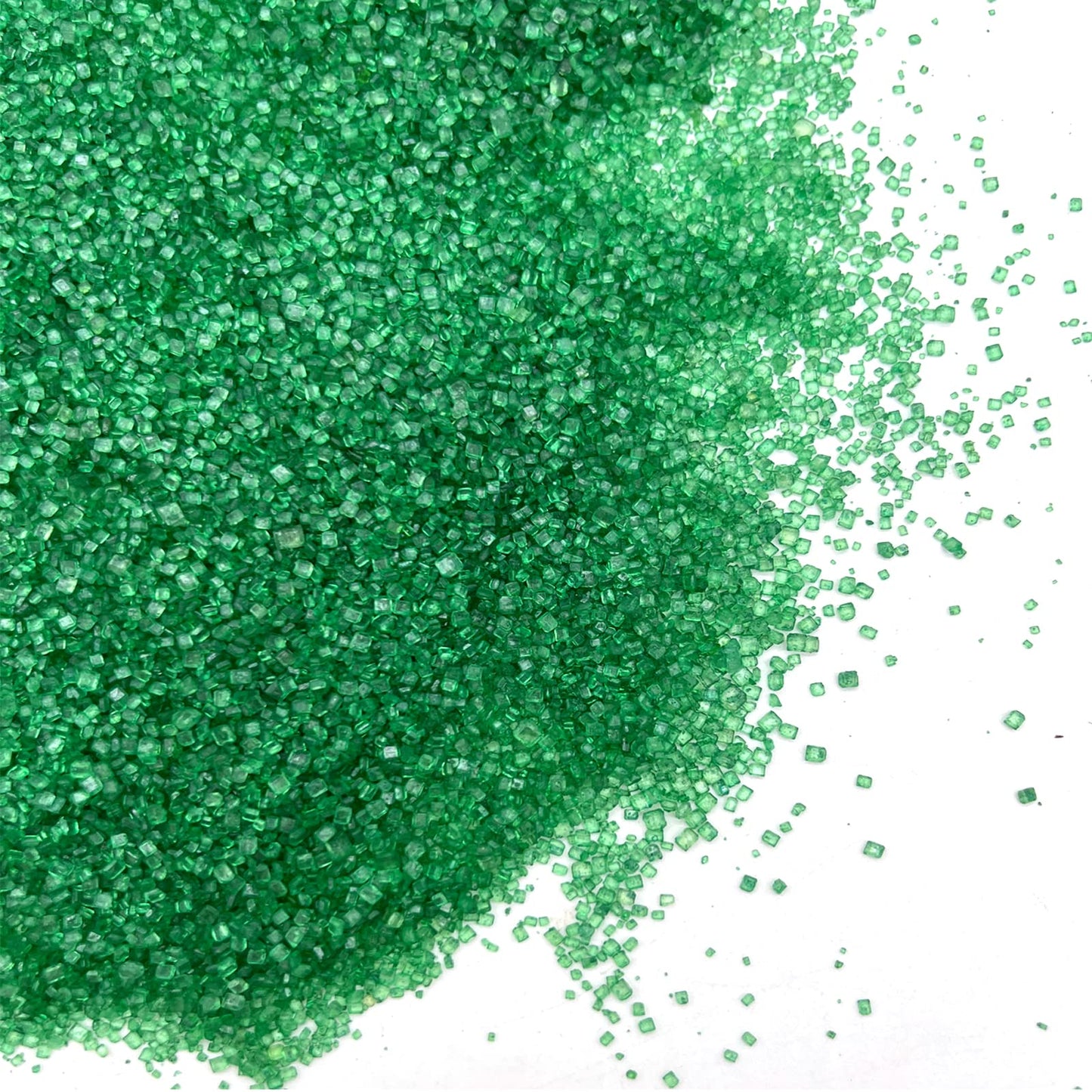 Edible Dark Green Sanding Sugar Sprinkles Cupcake Cake Toppers, Celebrations Candy Pearls Shaker Jar Wedding Party Cake Dessert
