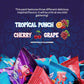 Popping Rocks Candy - 40 Count Bag - Popping Rock Halloween Candy in Assorted Fruit Flavors - Tropical Punch, Grape, Cherry - Fu