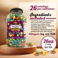 Stonehedge Farms Flavored Rainbow Caramel Popcorn | 26 oz (Pack of 2) | Bulk Popped Carmel Corn | Made in USA