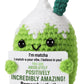 Ovrrcame Affirmations Crochet Matcha Buddy - Positive Vibes Card, 3.15 x 2 x 2 inches, You Are Amazing, Motivational Gift for Her