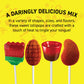 Vero Banda Fuego Mix Assorted Chili Lollipops, Artificially Flavored, Net Wt. 20.5 Ounces, 40 Count Bag