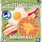 The Gummy Bear Guy | World Famous Gummy (TM) | Gummy Meal - Breakfast - 4 Pieces, Made in the USA - Cherry, Mango, Pineapple, Ba