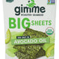 Gimme Organic Avocado Oil Sea Salt Roasted Seaweed, 0.92 Oz