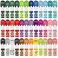 E-Kongton Food Coloring Liquid Set, 36 Vibrant Colors, Tasteless Dye for Baking, Cooking, and Crafts, 36 Fl Oz (Pack of 1)