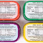 Fresh   Gourmet Canned Tuna Variety Pack (4 Pack) Healthy High-Protein Skipjack Fish & Ready-to-Eat Meal - All-Natural, Non-GMO,