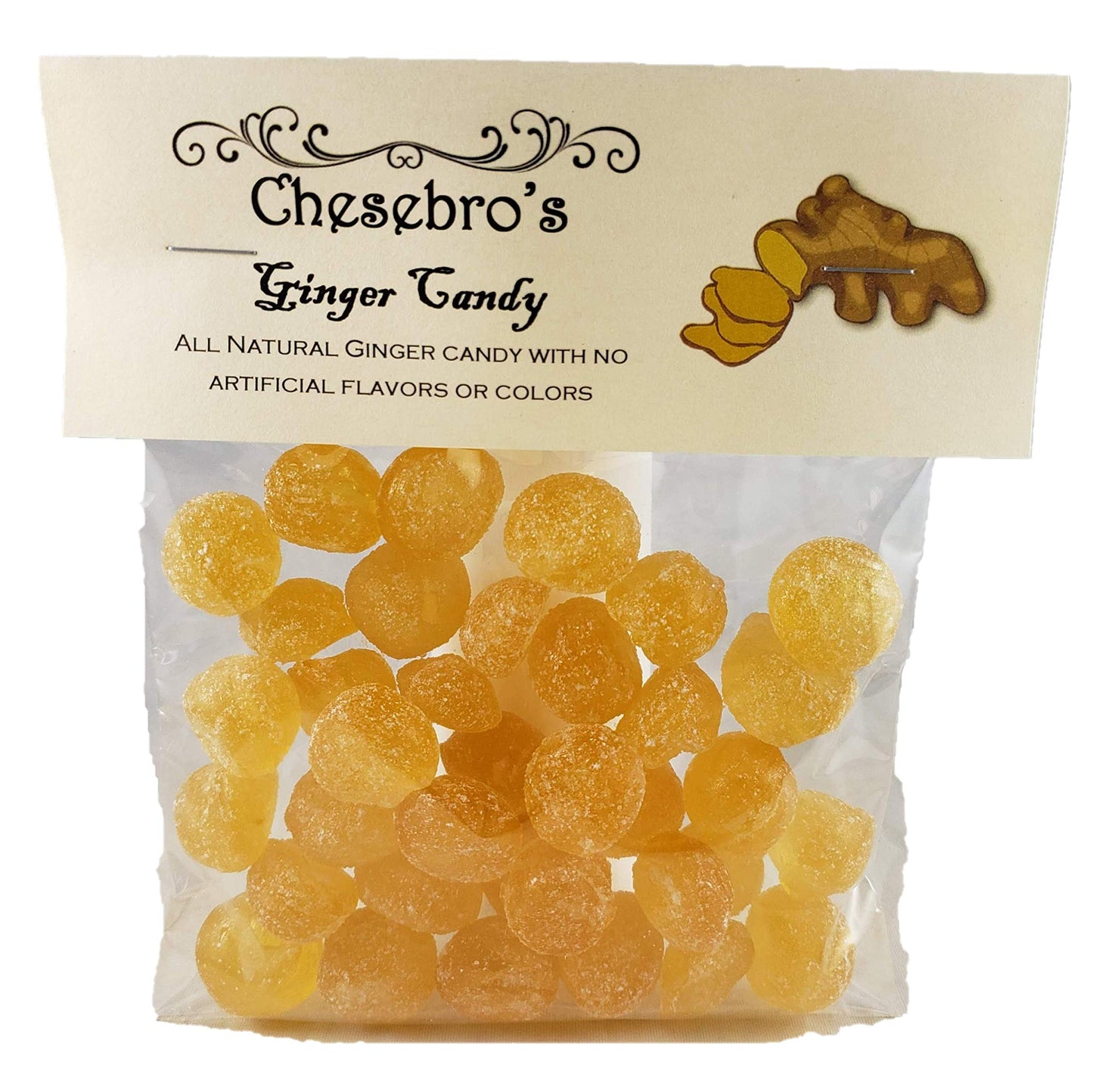 Ginger Old-Fashioned Kettle-Cooked Hard Candy Drops